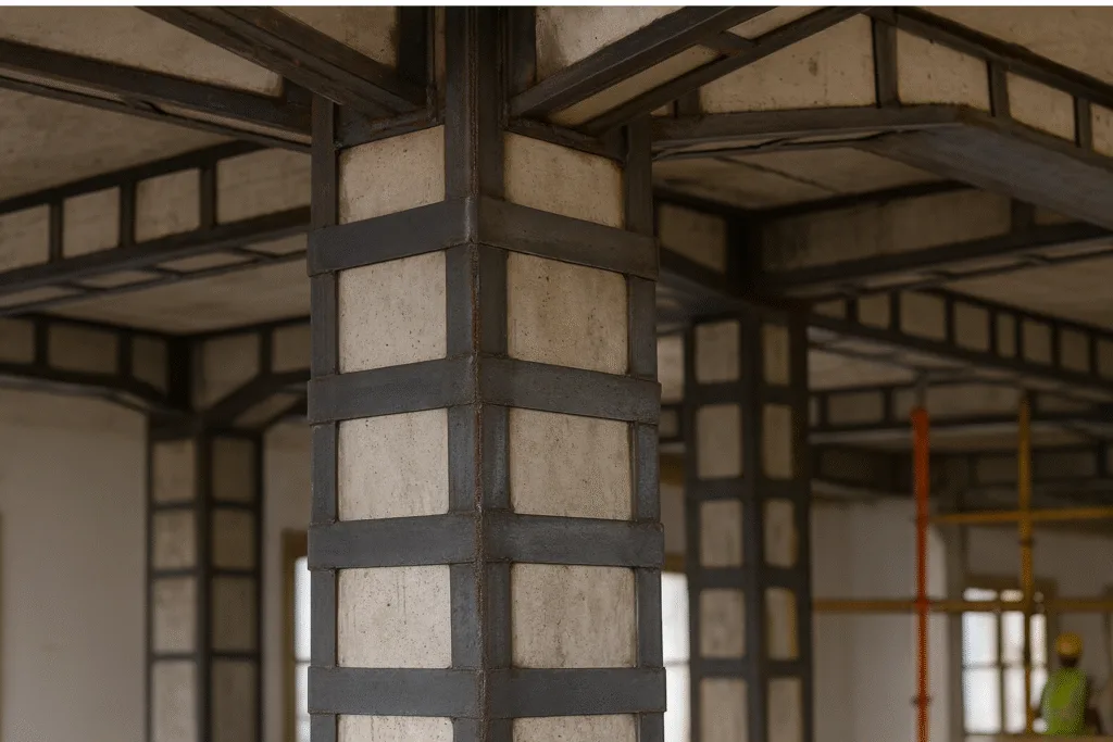 Çelik Kolon Güçlendirme